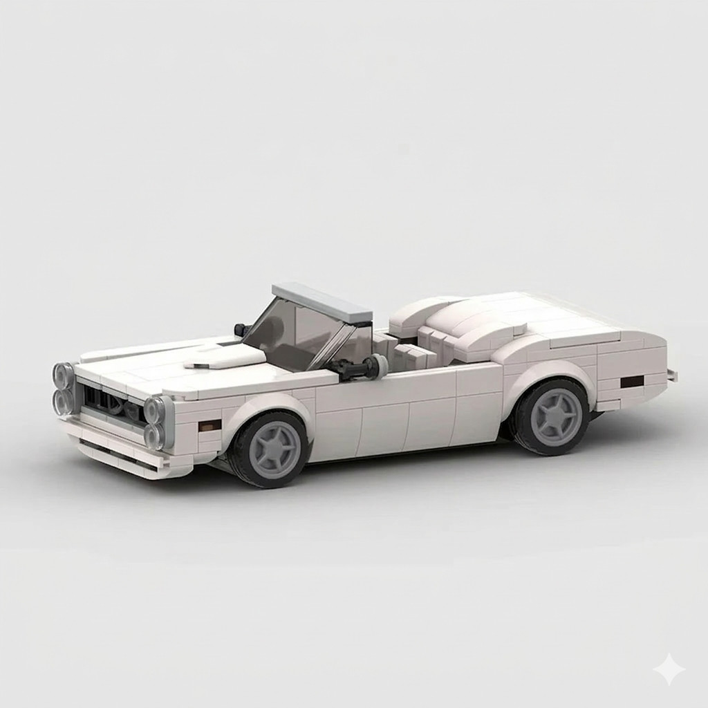 MOC LEGO Car: Ford Fairlane Building Blocks Set (335 Pcs)