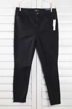 TALBOTS NWT 99 Skinny Leg Ankle Length Jegging Jeans in Black Size 8 Petite
