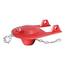 Korky 100TP Rubber Red Universal Ultra Toilet Flapper 2 in. with Steel Chain