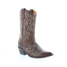 Jama Old West 18051 Damen Braun Leder Stiefel