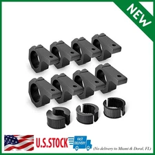 Horizontal Bar Clamp Mounting Bracket Kit for Off-Road LED Light Bar on Roof Rac