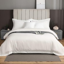 Ebeddy Linens Luxury Duvet Cover Oversized King Size 120X98 Inch 100