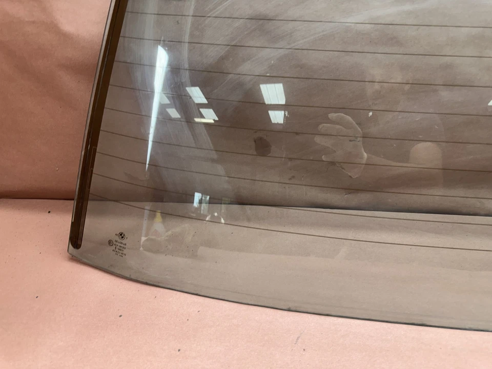 Parabrisas trasero BMW E30 325e 318I 323I 325e 325I ventana vidrio verde OEM #85239 Foto 3 de 4