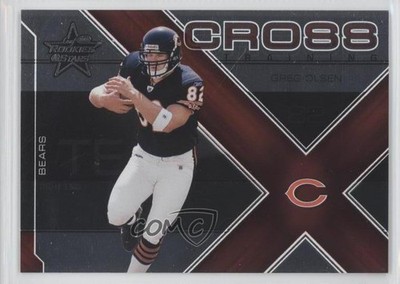 2007 Leaf Rookies & Stars Cross Training Red 441/1000 Greg Olsen #CT-4 RC 0o9