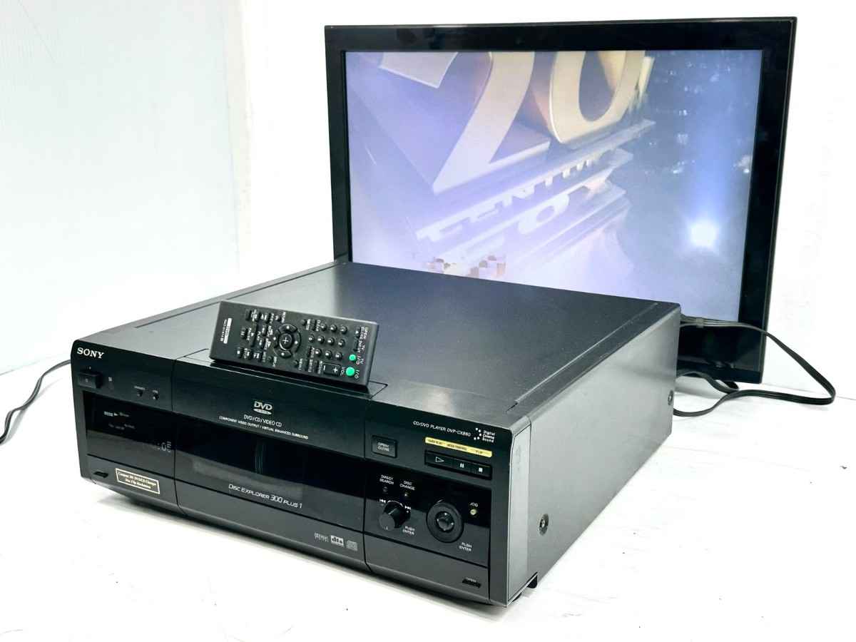 Refurb Sony DVP-CX860 Disc Explorer 300 plus 1 CD/DVD Player W