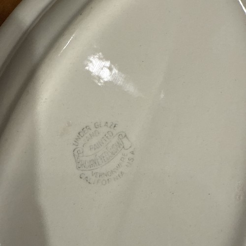 Vintage VermonWare Brown Eyed Susan Oval Plate - Picture 5 of 7