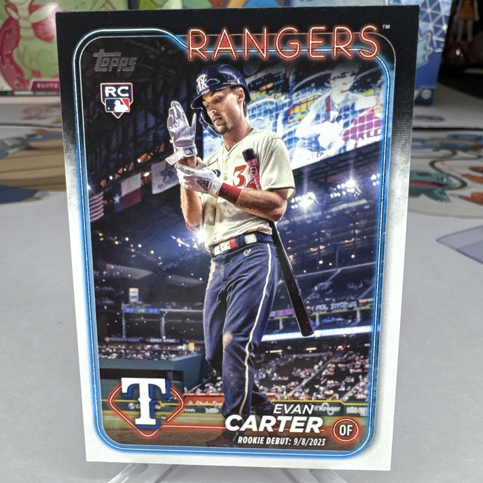 2024 Topps Update #US58 Evan Carter Rookie Debut