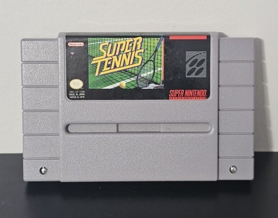 OEM Super Tennis (Super Nintendo Entertainment System, 1991) - Tested & Works!