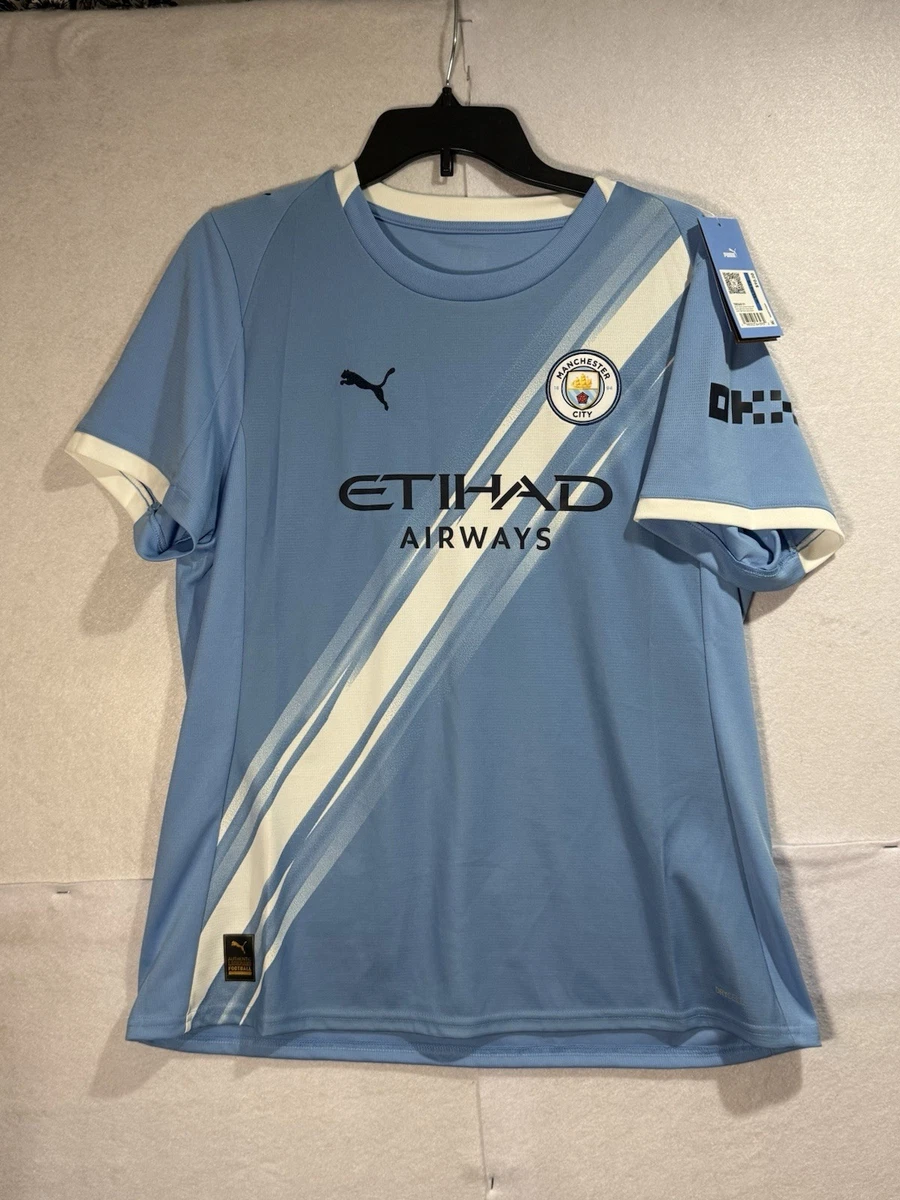 Manchester City Size XL International Club Soccer Fan Jerseys for
