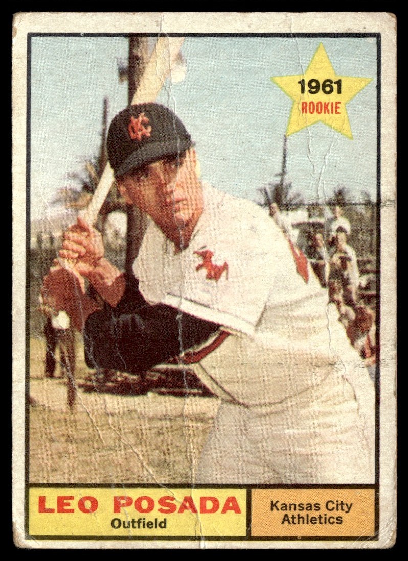 1961 Topps Leo Posada (MK) RC Kansas City Athletics #39