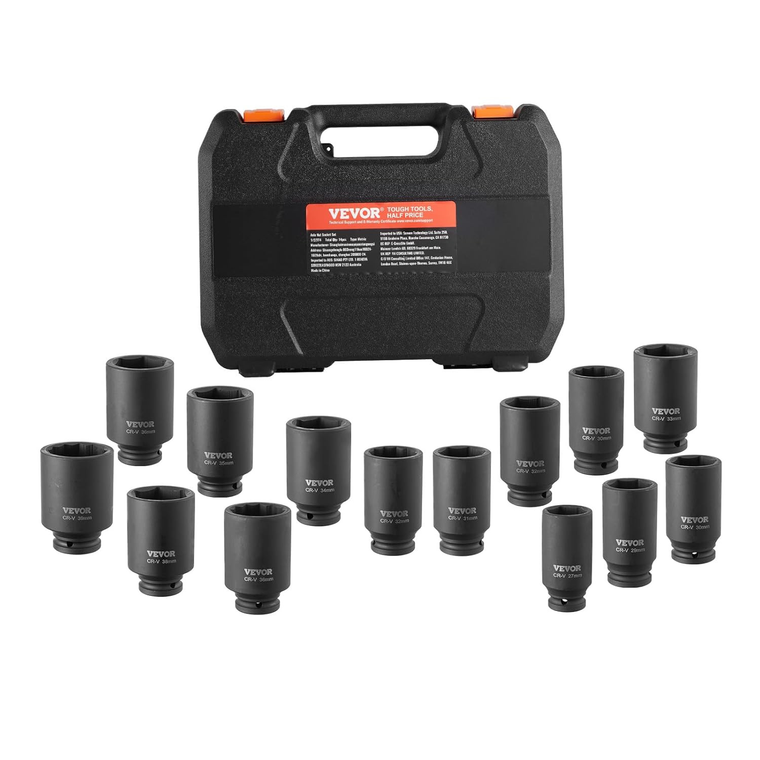 Chiavi a Bussola Professionali 1/2" per Mozzi Auto 27-39mm CR-V