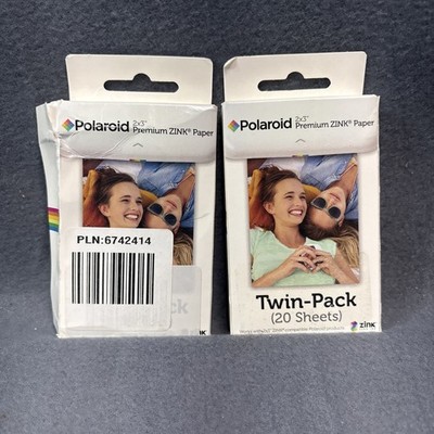 Polaroid POLZ2X320 Premium ZINK Photo Paper 2x3'' - 40 Sheets Open Box