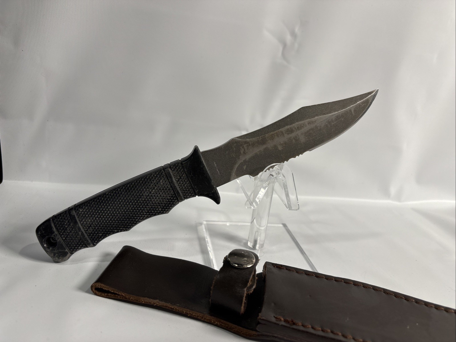 RARE SOG Specialty knives Seal Pup SEKI JAPAN Fixed Blade Knife & Sheath