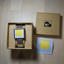 New Projects Watches Wide Light Stainless Steel Men’s Watch With Box Minimalist