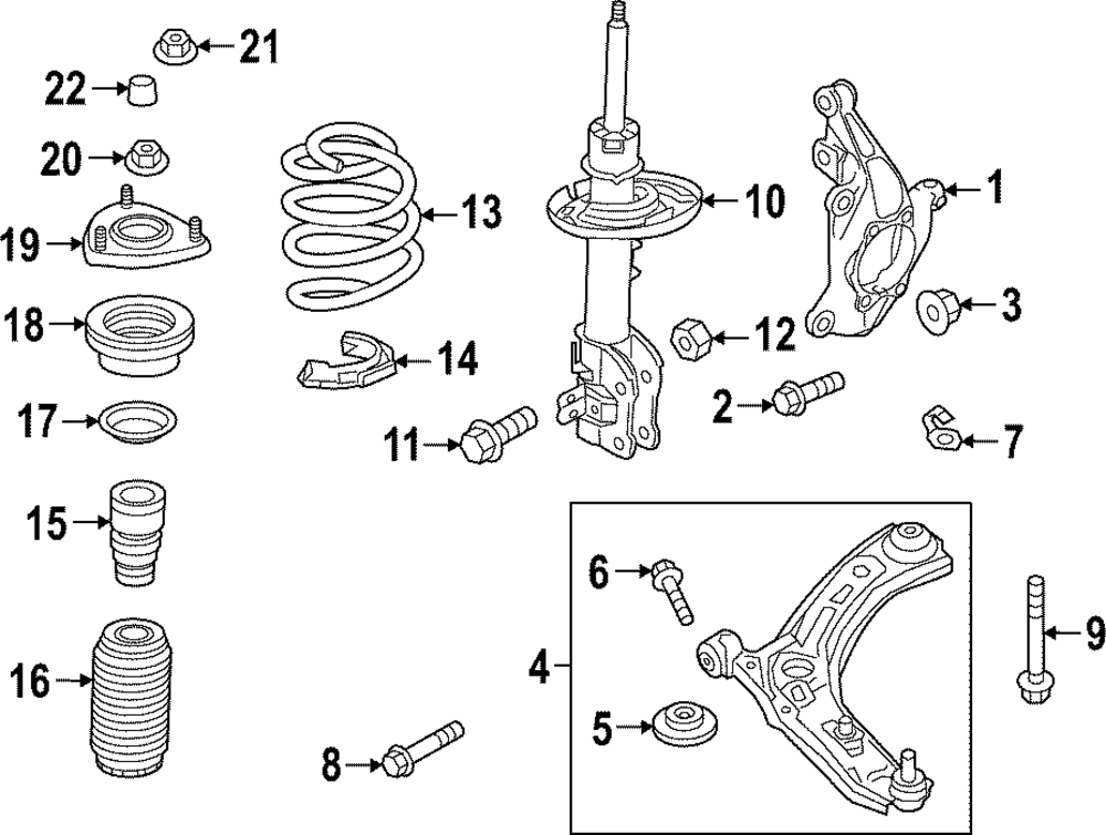 Genuine Mazda BDTS-34-350F Lower Control Arm Replacement
