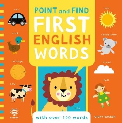 Vicky Barker Point and Find First English Words (Kartonbuch)