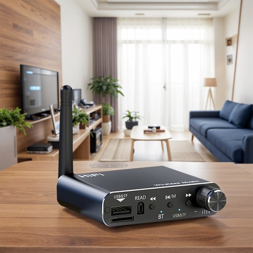 BT 5.4 Audio Receiver 3.5mm AUX Wireless Stereo Music Adapter for TV Car Speaker - Afbeelding 12 van 12