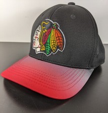 Portland Winterhawks WHL Hockey Ombre Bill Black/Red TotW Flex Fit Youth Hat