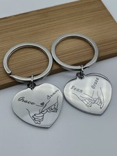 Custom Valentine's Day Gift Keychain Boyfriend Girlfriend Anniversary Gift