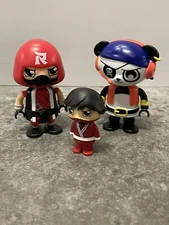 Ryan’s World Bonkers Toy Company Ninja Pirate Lot of 3 Figures