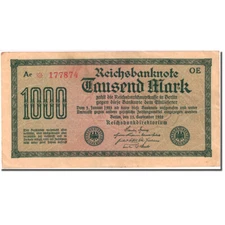 [#274560] Banknote, Germany, 1000 Mark, 1922, 1922-09-15, KM:76b, EF(40-45)