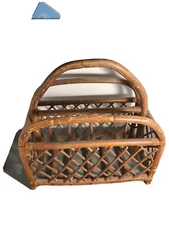 Vintage 1940's Bent Wood Rustic Magazine Rack