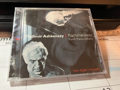 VLADIMIR ASHKENAZY - RACHMANINOV: PIANO TRANSCRIPTIONS MUSIC CD, 24 TRACKS NEW