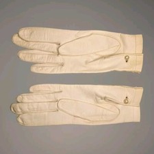 Vintage Real Kidskin Ladie's Gloves Made In France Special For Seidenbach's