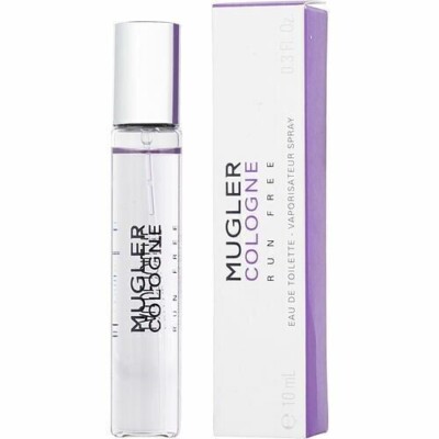 Mugler Cologne RUN FREE Eau de Toilette Spray .3oz / 10ml New In Box