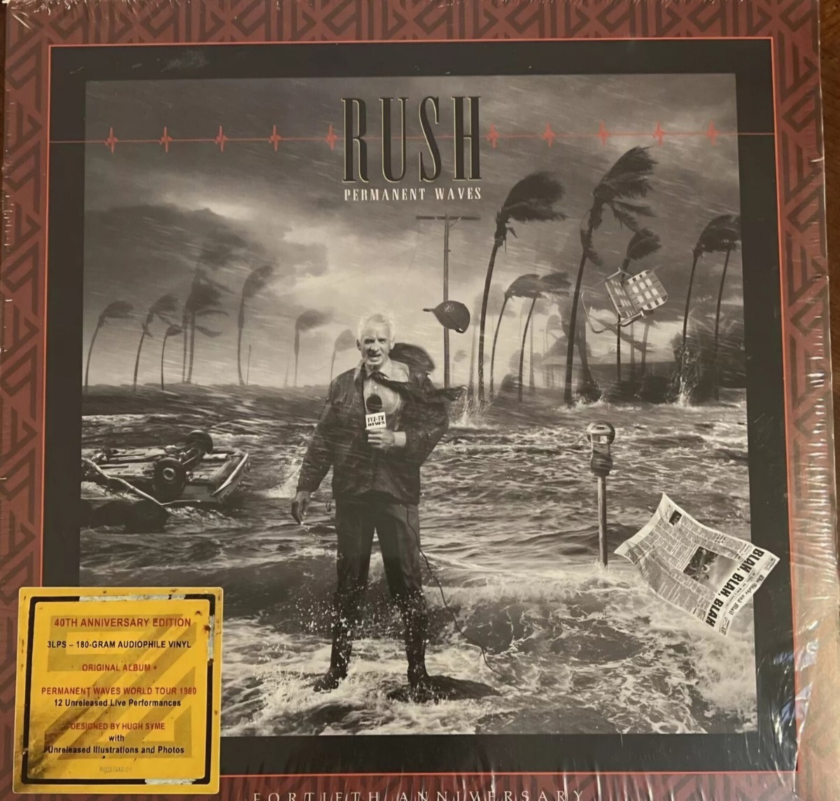 RUSH - PERMANENT WAVES 40TH ANNIVERSARY LP 180GM BOX SET HB BOOK