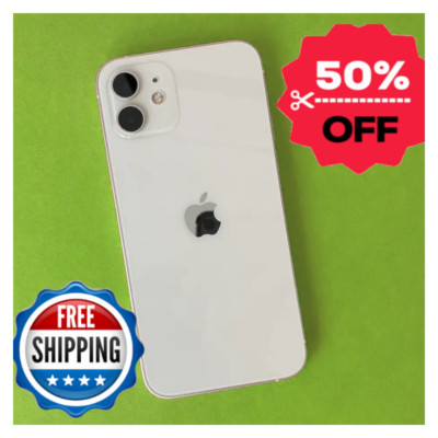 Apple iPhone 12 64/128GB Unlocked Verizon White / Green GSM|CDMA  Very Good