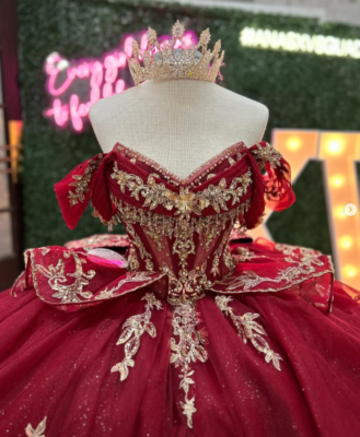 red 15 dresses with gold Dark Sequins Ball Gown Quinceanera Dress Lace, Plus Size A-Line Sweep Train Formal Prom Gown Sweetheart Neckline Red and gold quinceanera dresses off the shoulder ball gown hand made gorgeous sparkly princess bridal wedding gown wholesale online Red Quinceanera Dress - Etsy