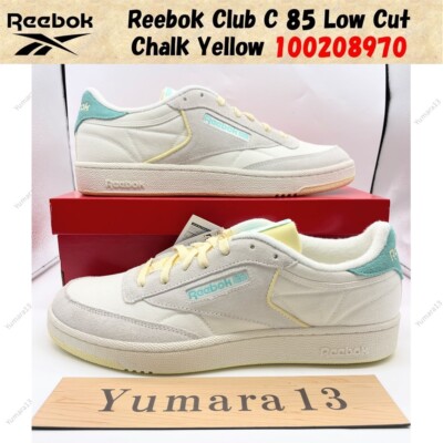 Reebok Club C 85 Low Cut Chalk Yellow 100208970 Men's Size