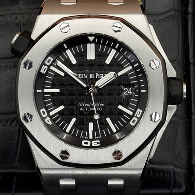 Audemars Piguet Royal Oak Offshore Diver 42mm Black Theme - 15710ST.OO.A002CA.01
