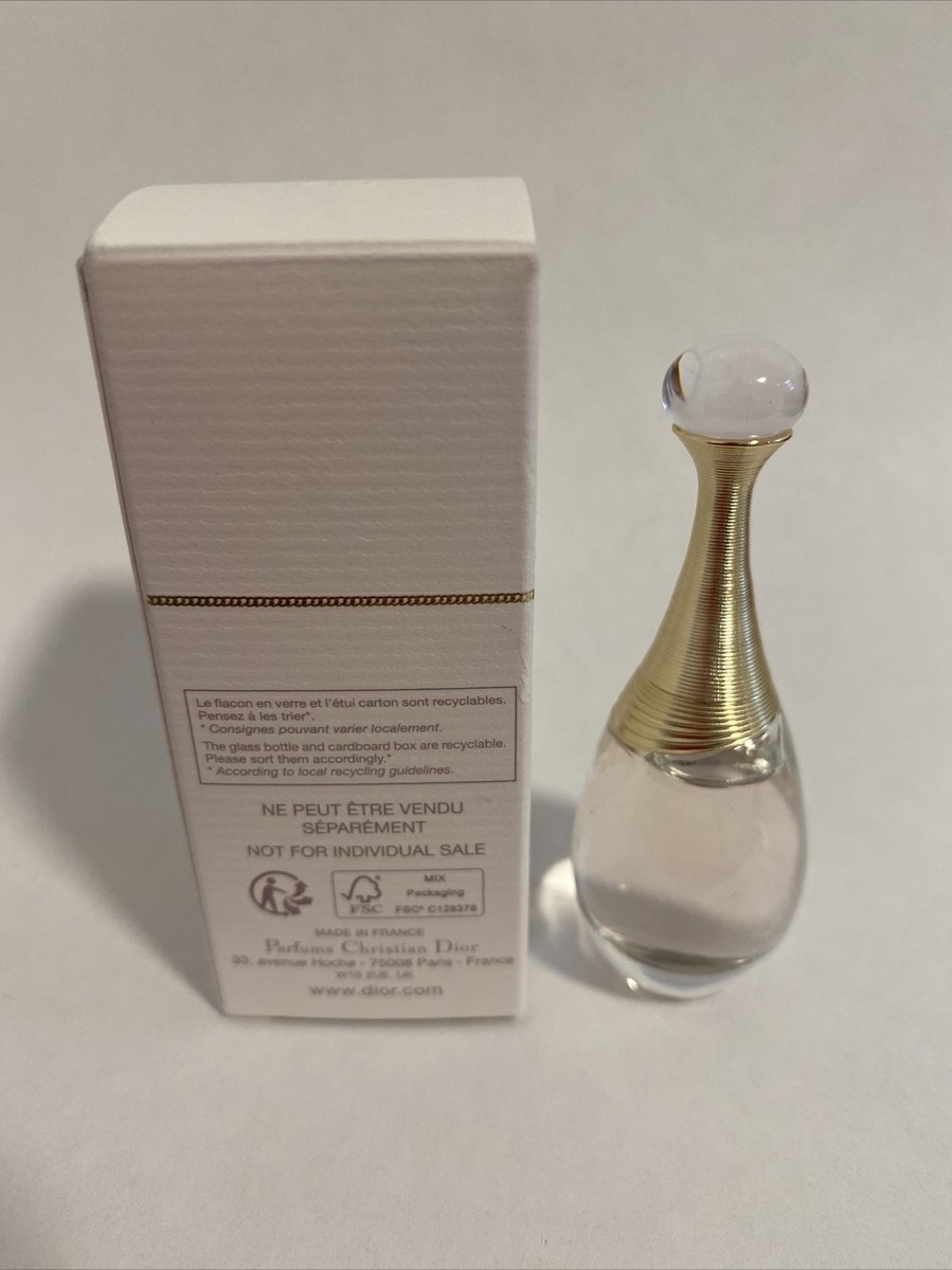 J'adore by Dior Eau de Parfum EDP .17oz/5ml New Mini Travel Size
