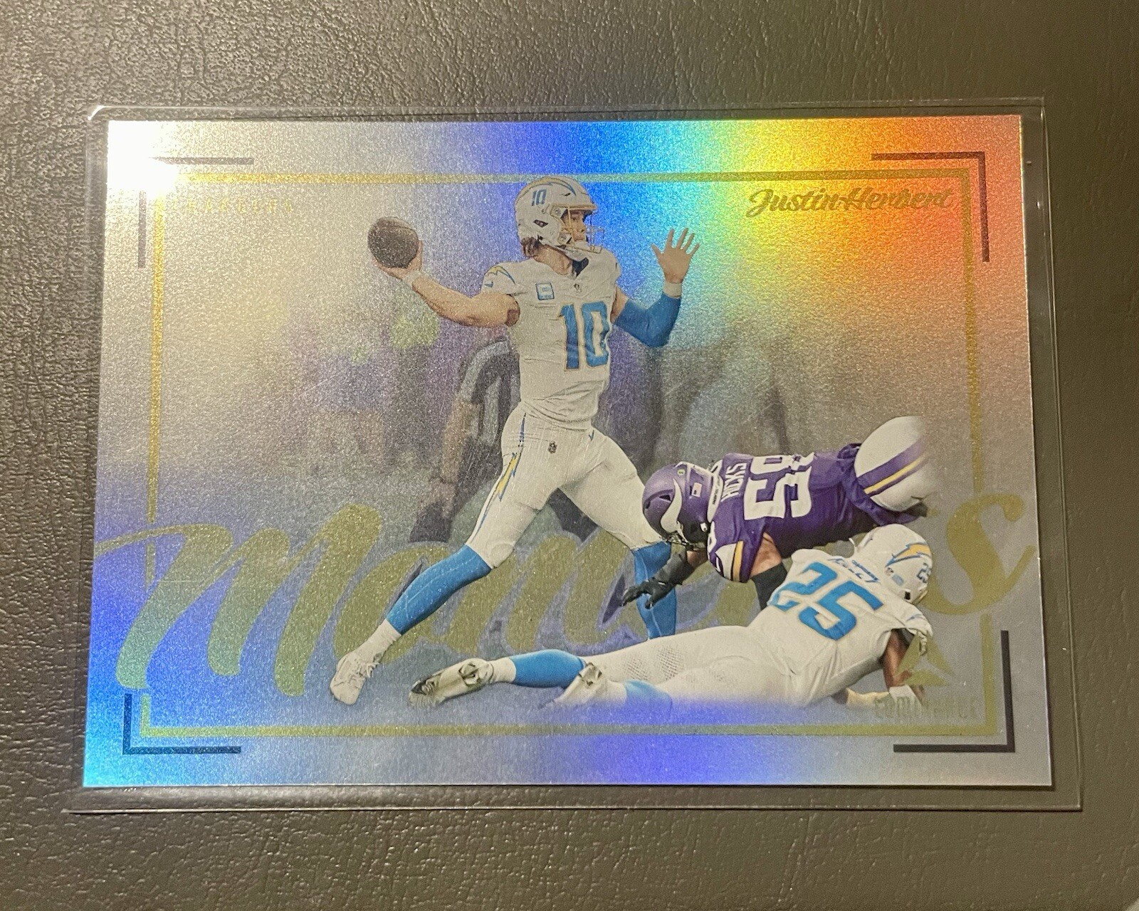 2024 Panini Luminance - Moments Case Hit #M-JHT Justin Herbert