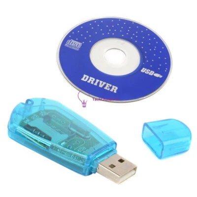 USB Cellphone Standard SIM Card Reader Copy Cloner Writer SMS Backup GSM/CDMA+CD - Photo 1/4