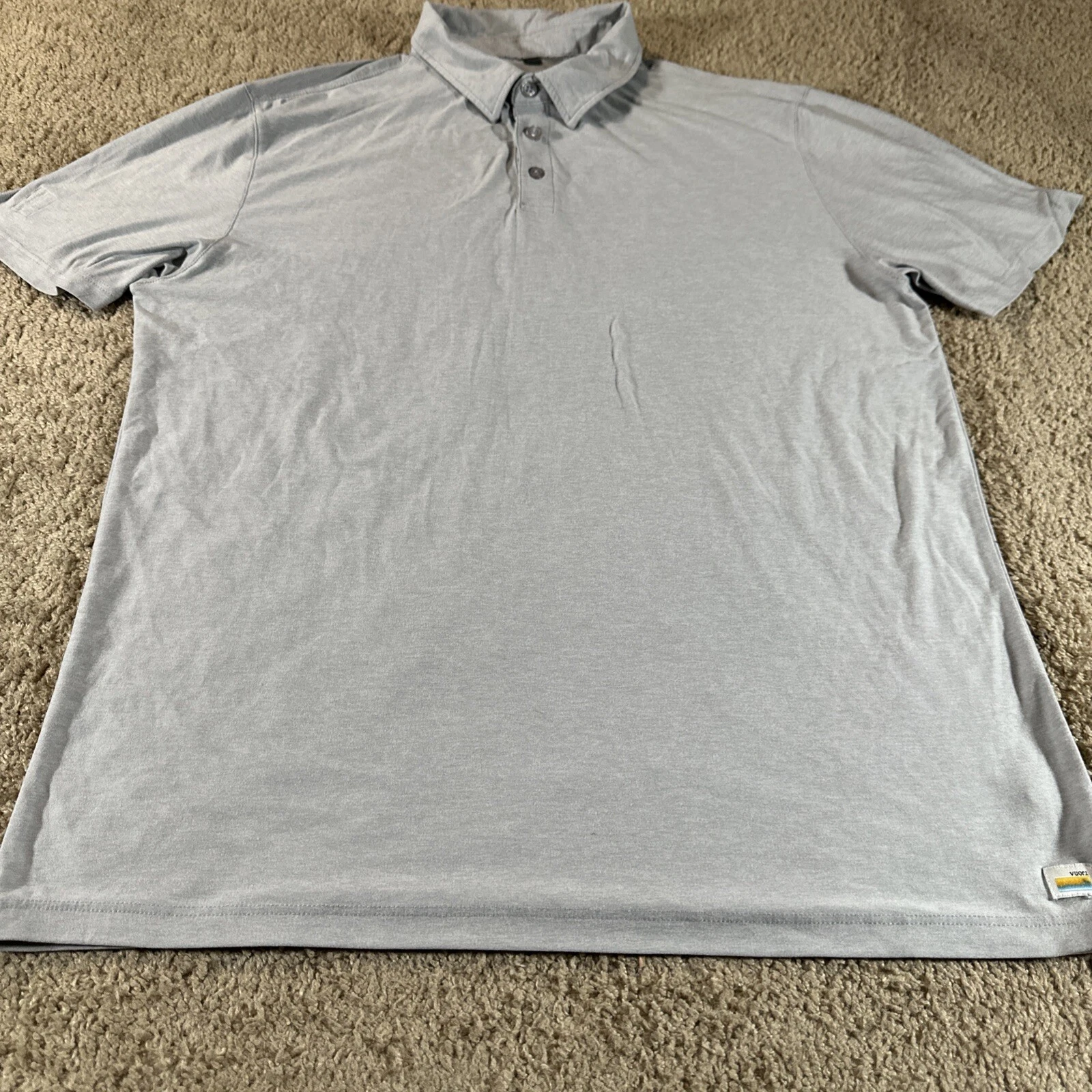 vuori strato tech performance stretch athleisure shirt