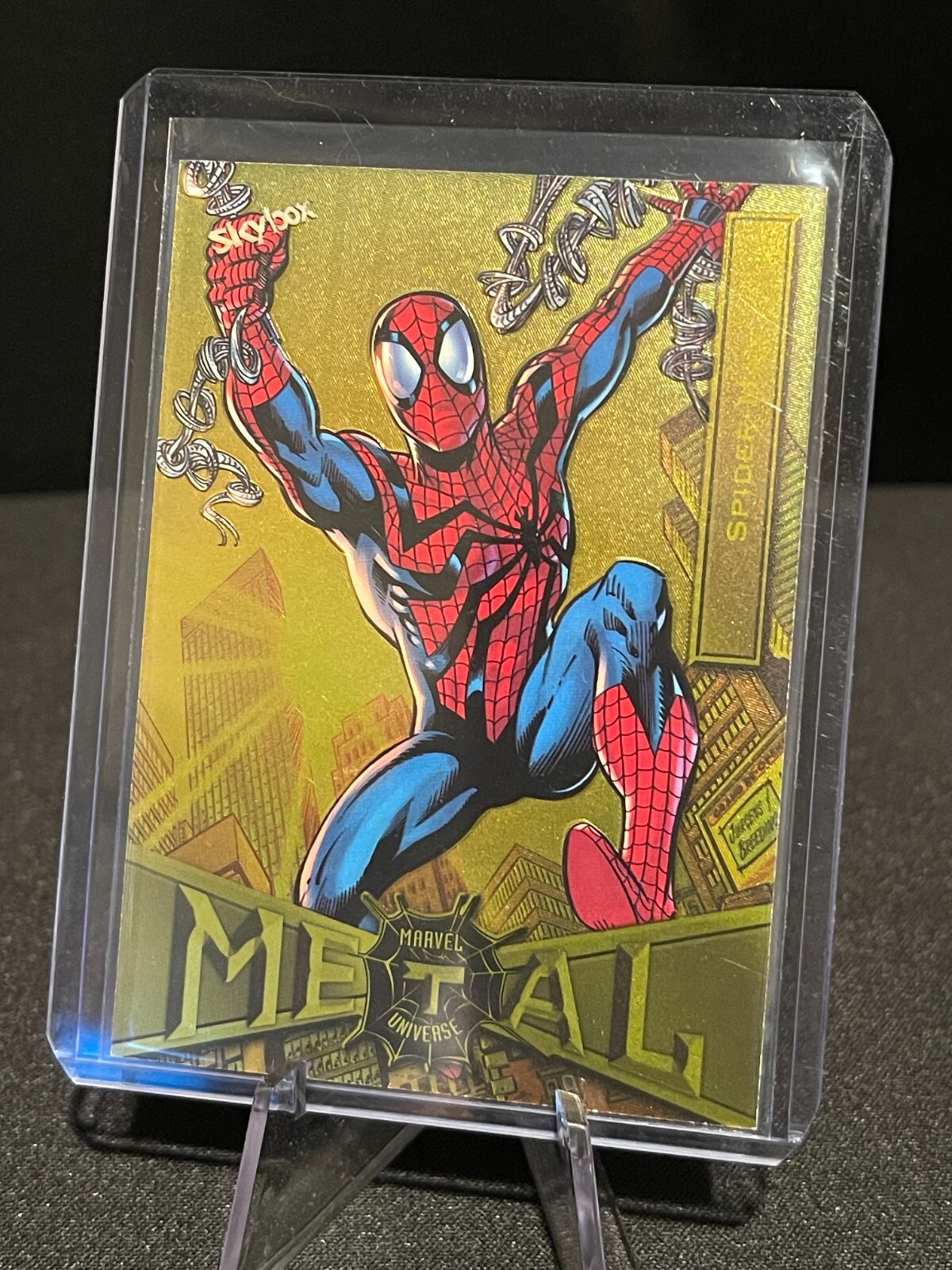 2022 Marvel Metal Spider-Man #64 Spider-Man Yellow FX