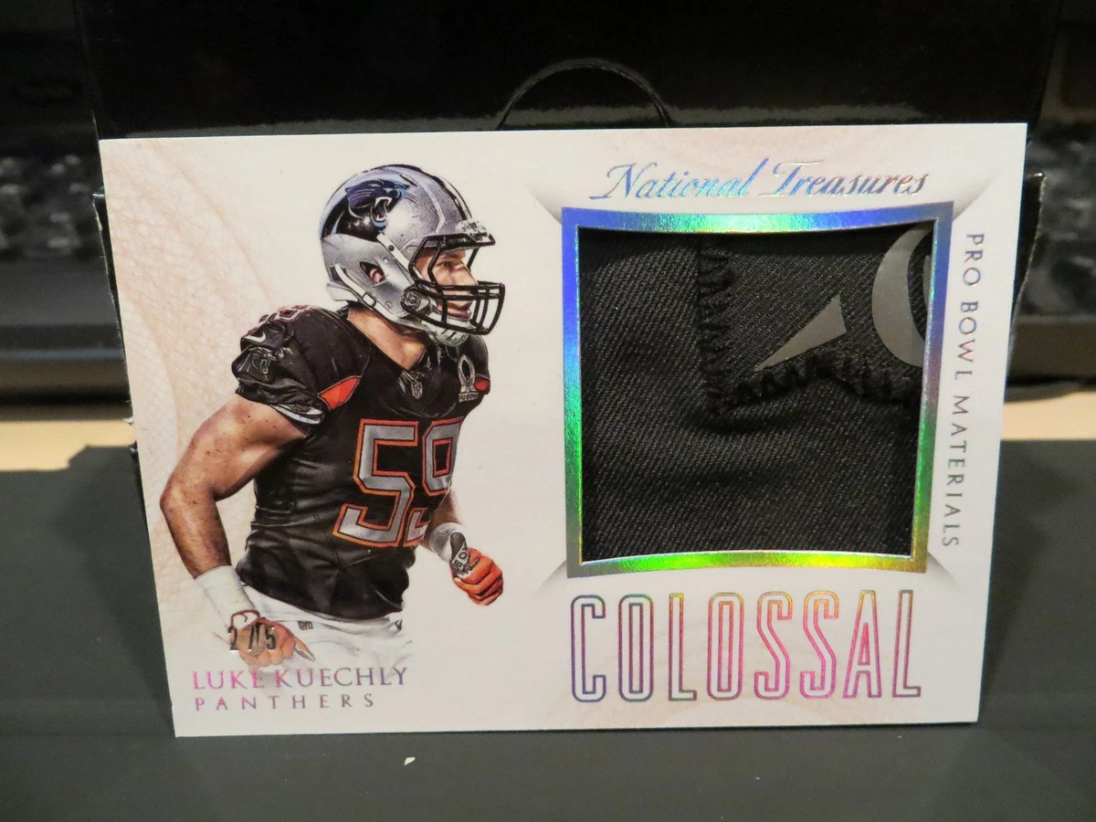 National Treasures Pro Bowl Colossal Jersey Panthers Luke Kuechly 2/5 2015