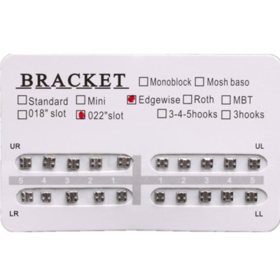 Staffe Ortodontiche Metalliche Edgewise Con Slot 0.022 E 3 - Foto 10