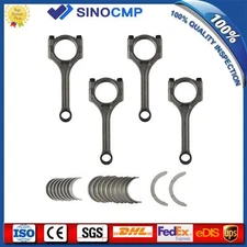 4pcs G4FG Engine Connecting Rod & Bearing Set For Hyundai Accent HB20 Kia Soul
