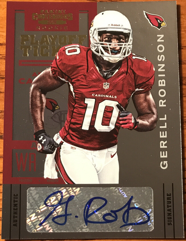 2012 Panini Contenders Playoff Ticket Autograph Gerell Robinson #139 #’d 38/99