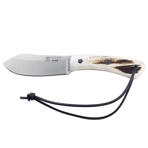 Joker Nessmuk CC136, with 4.5 in. deer horn handle, 4.1 in. blade, includes l...