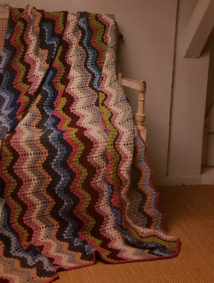 Z11 COLORFUL CROCHET AFGHANS AND PILLOWS BY KRISTEL SALGAROLLO, 2015 - Image 4 of 4