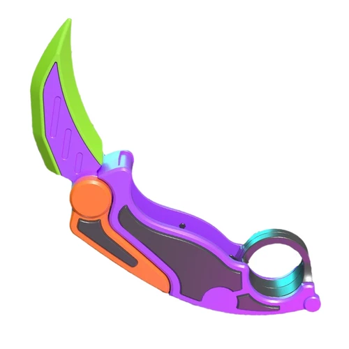 3D Printed Gravity Plastic Fidget Claw Knife Stress-Relieving Toy For Xmas Gift - Picture 13 of 14