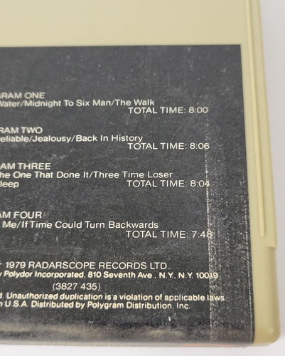 The Inmates First Offence 8 Track Tape Polydor mit Hülle Vintage 1979 Radarscope Rec - Bild 12 von 24
