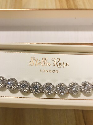 Stunning Stella Rose CZ Stone Tennis Bracelet 7.5” | eBay