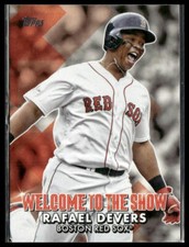 2022 Topps #WTTS-18 Rafael Devers Welcome to the Show Boston Red Sox
