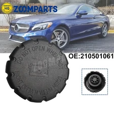 Radiator Coolant Reservoir Expansion Tank Cap For Mercedes Benz Black 2105010615